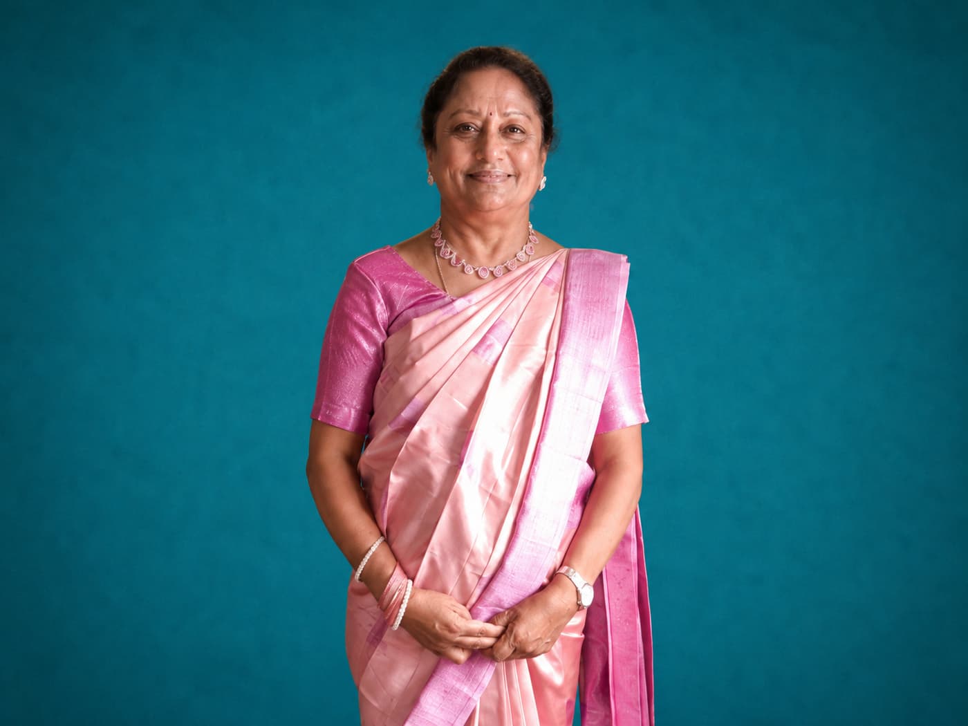 Portrait of Annie Theresa, English Language Instructor at ESIP Pondicherry